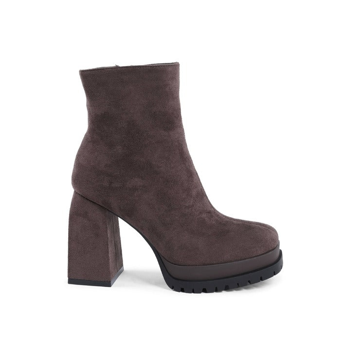 19V69 ITALIA by VERSACE 19.69 ABBIGLIAMENTO SPORTIVO S.R.L. - 19V69 Italia Womens Ankle Boot Brown X712 MARRONE