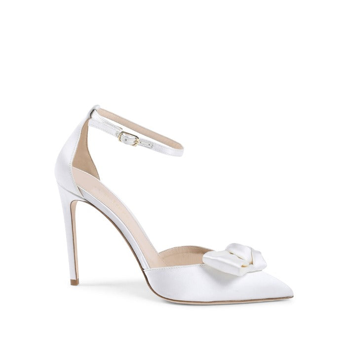 Dee Ocleppo - Linda - Ankle Strap Heel Sandal Ivory