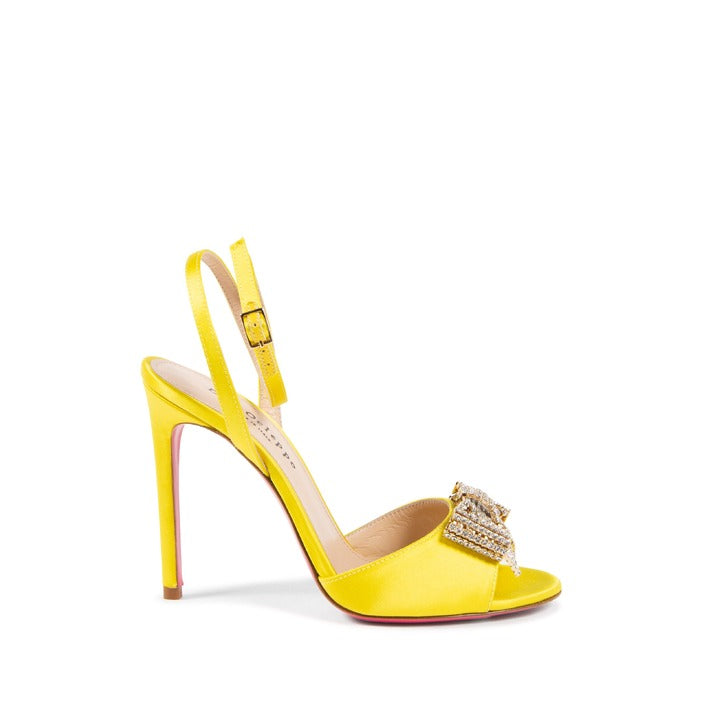 Dee Ocleppo - Satin Bow Sandal - Yellow