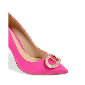 Dee Ocleppo - Princess Pump - Satin Fuxia