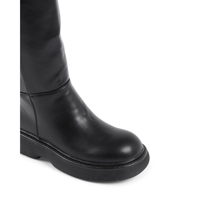 19V69 ITALIA by VERSACE 19.69 ABBIGLIAMENTO SPORTIVO S.R.L. - 19V69 Italia Womens Short Boot Black 181-119 NERO