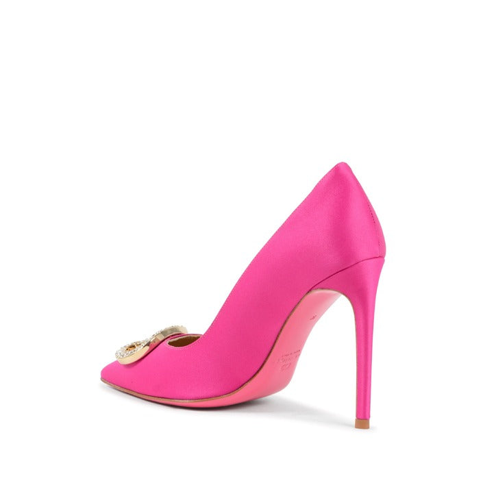 Dee Ocleppo - Princess Pump - Satin Fuxia