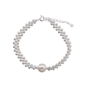 Small Beads Woven Pearl Bracelet For Women Niche Design