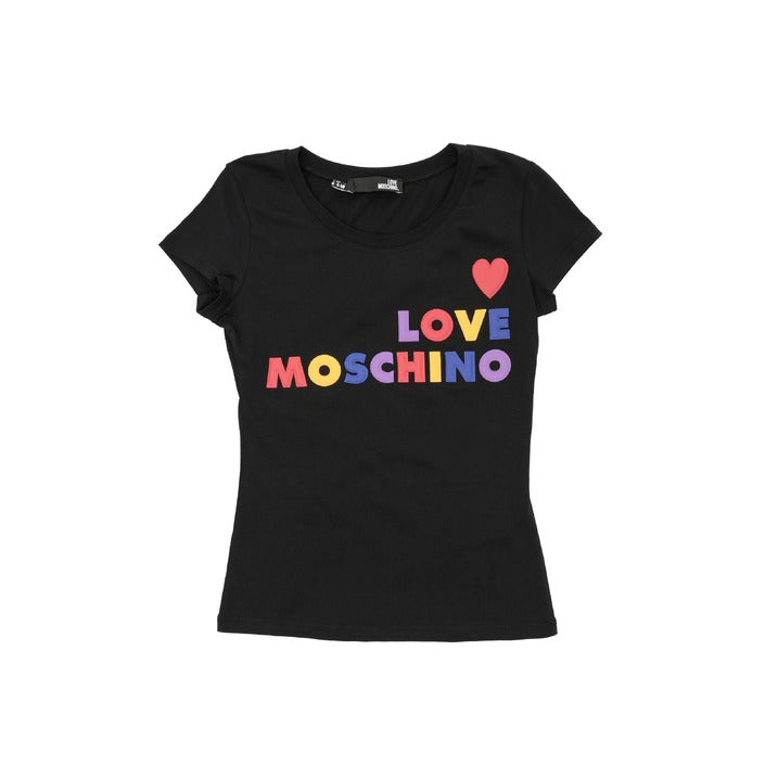 Love Moschino - Love Moschino Womens T-Shirt W 4 B19 5B M 4083 C74 BLACK