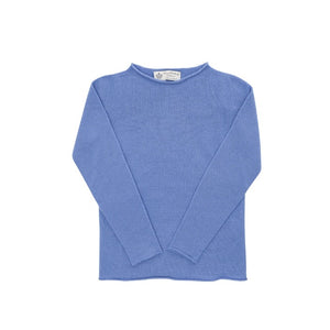 Crown of Edinburgh Cashmere - Crown of Edinburgh Cashmere Womens Boat Neck Sweater COE 0025 BRIGHT BLUE