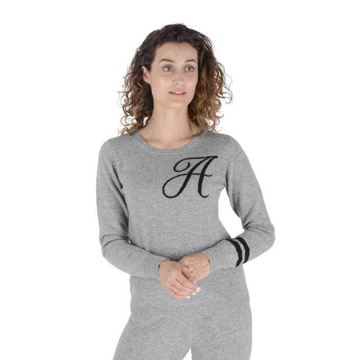 Crown of Edinburgh Cashmere - Crown of Edinburgh Cashmere Crew Neck Sweater STOCKBRIDGE GREY A