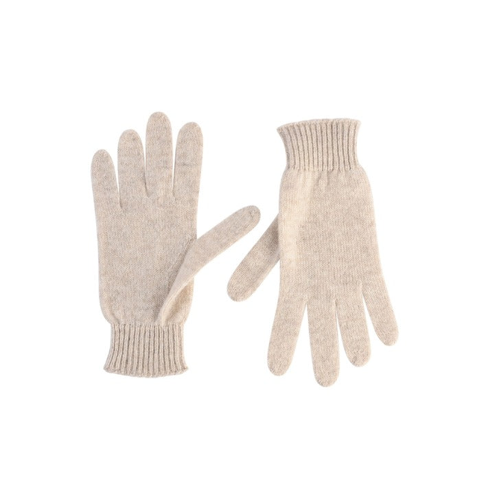 Crown of Edinburgh Cashmere - Crown of Edinburgh Cashmere Womens Short Gloves COE 001 IVORY