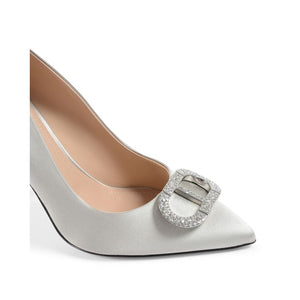 Dee Ocleppo - Cindarella Satin Pump - Grey