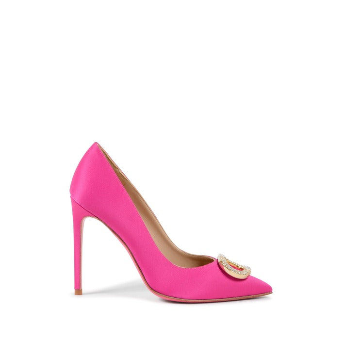 Dee Ocleppo - Princess Pump - Satin Fuxia