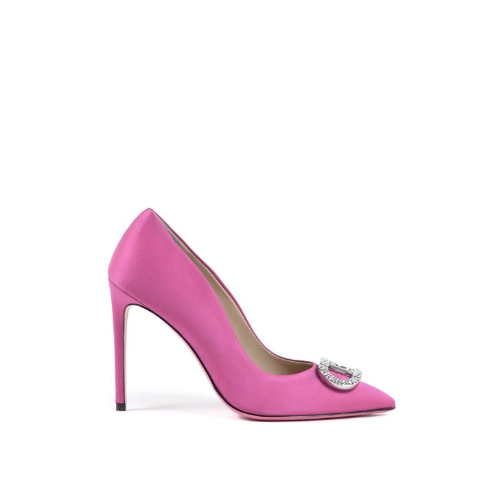 Dee Ocleppo - Cindarella Satin Pump Fuxia