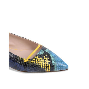 Dee Ocleppo - Brenda Flat Python - Blue/Yellow