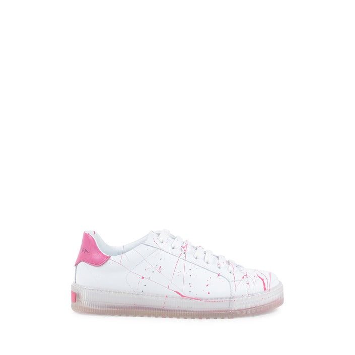 Dee Ocleppo - Splatter Sneaker - White Fuxia