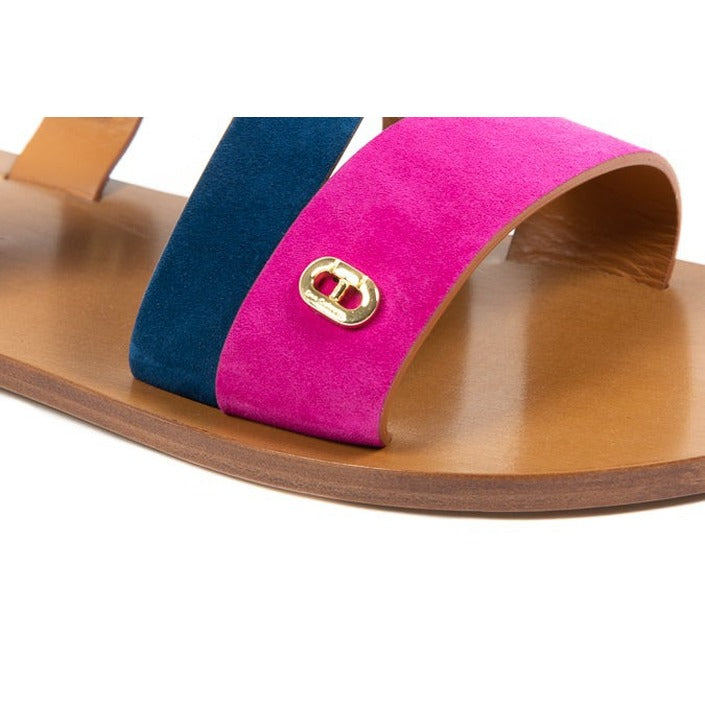 Dee Ocleppo - Do Anything Sandal Fuxia & Blue