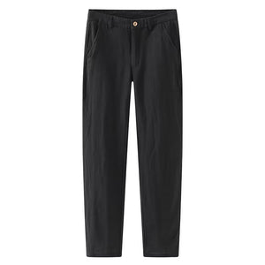 Men's Slim Retro Straight-leg Trousers