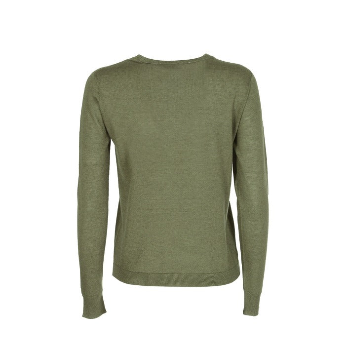 Crown of Edinburgh Cashmere - Crown of Edinburgh Cashmere Long Sleeve ART 004 GREEN LETTER S