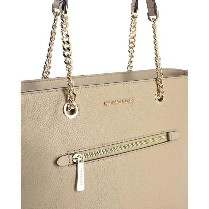 Michael Kors - Michael Kors Medium fornt zip Chain Tote Bag 35F2GTTT2L CAMEL