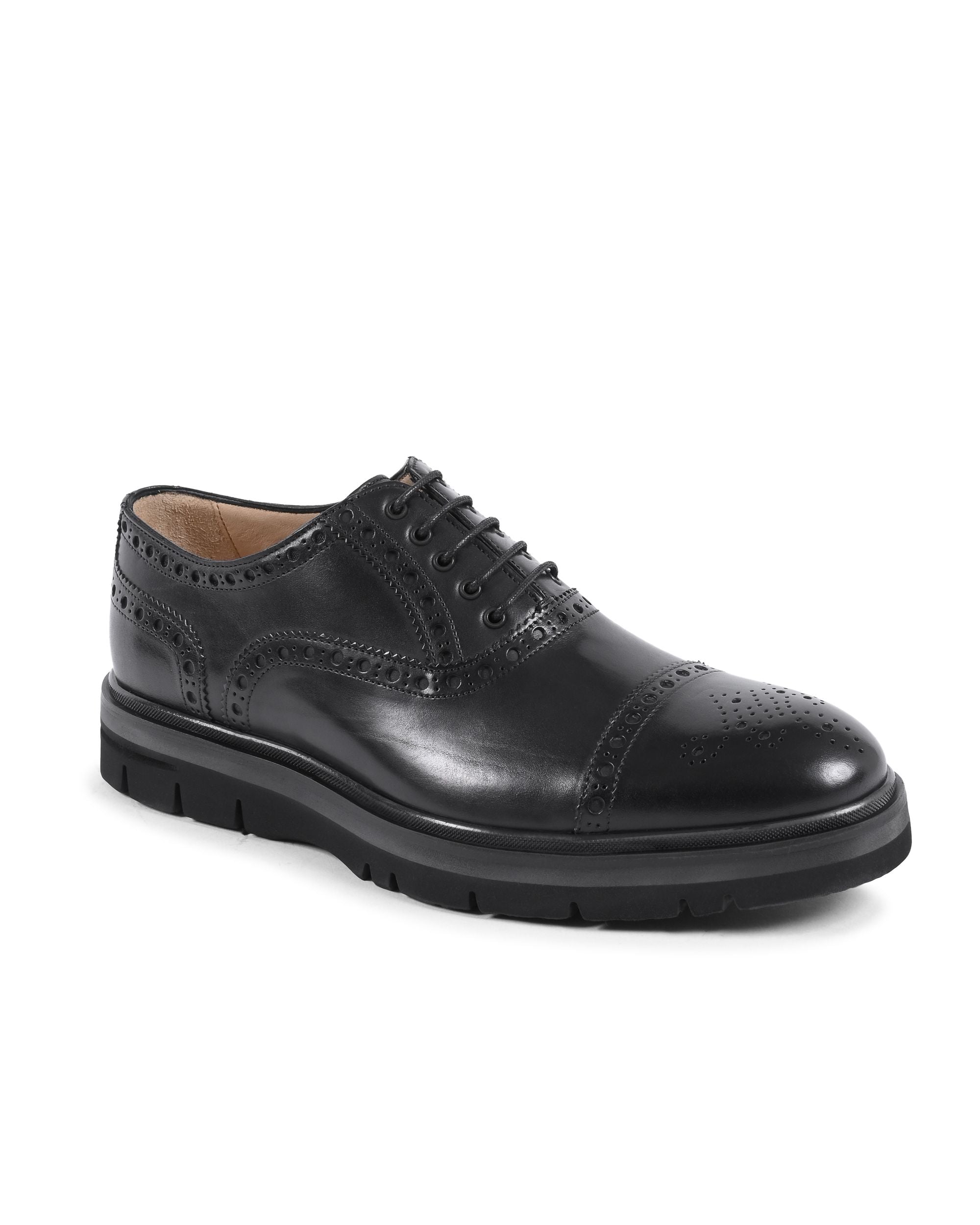 Dee Ocleppo Mens Brogue Shoes EB130 VITELLO NERO