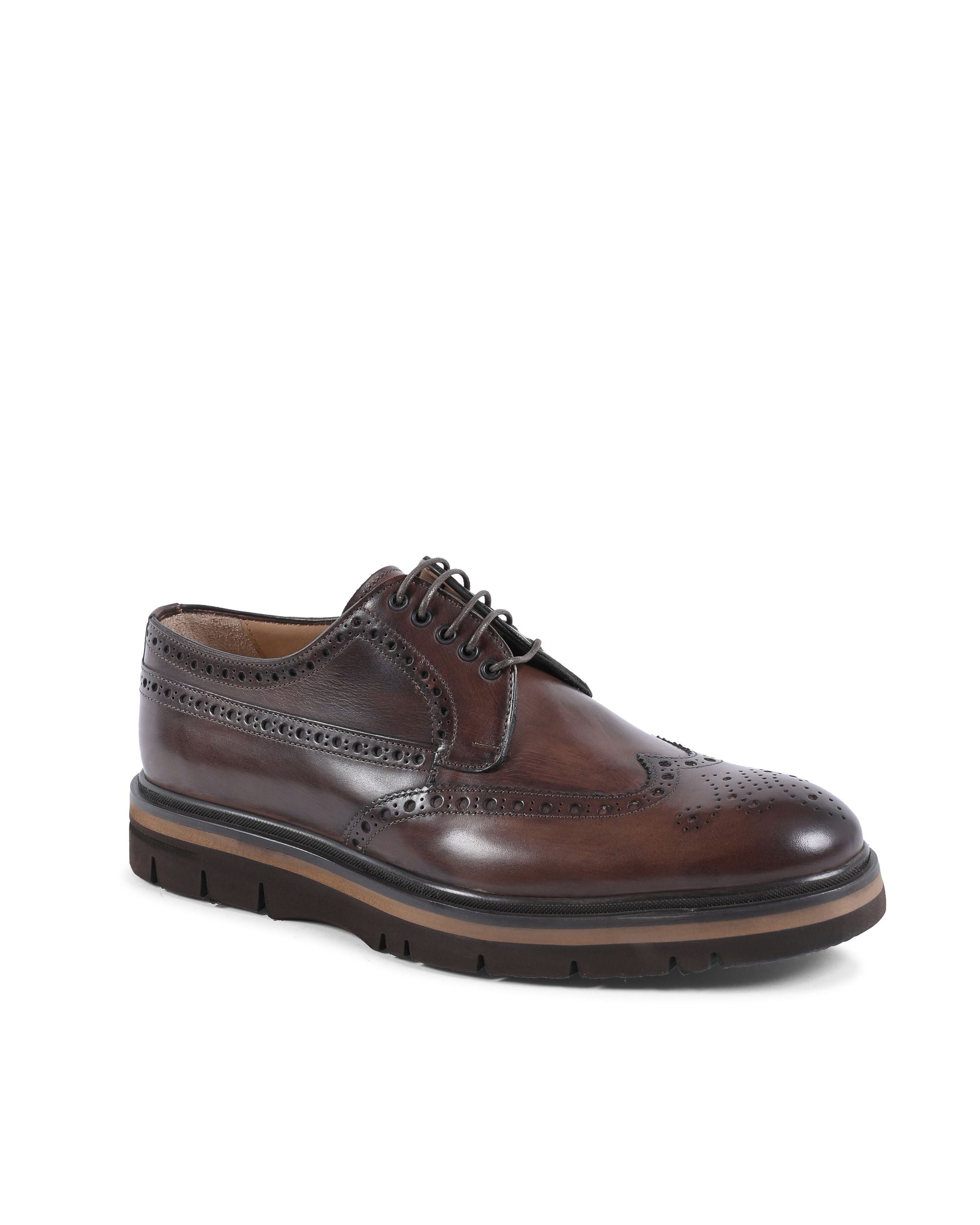 Dee Ocleppo Mens Brogue Shoes EB138 VITELLO CACAO