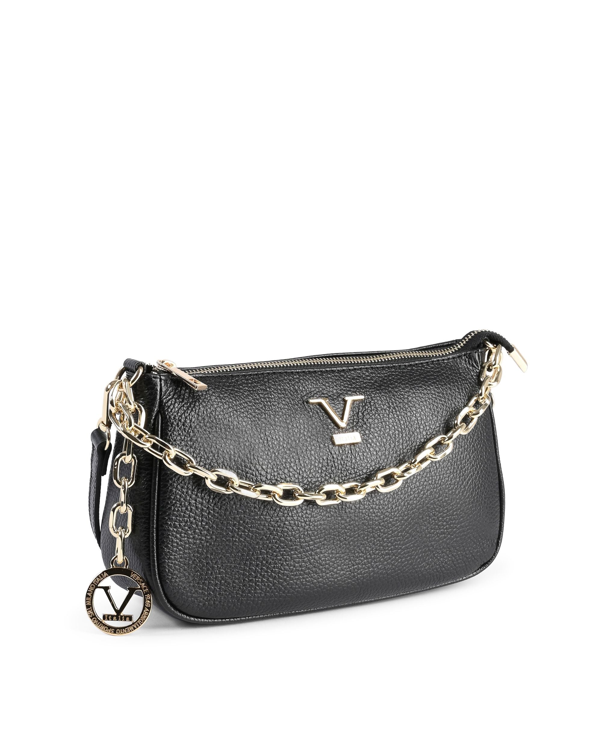 V Italia Womens Mini Bag VE1735-G DOLLARO NERO